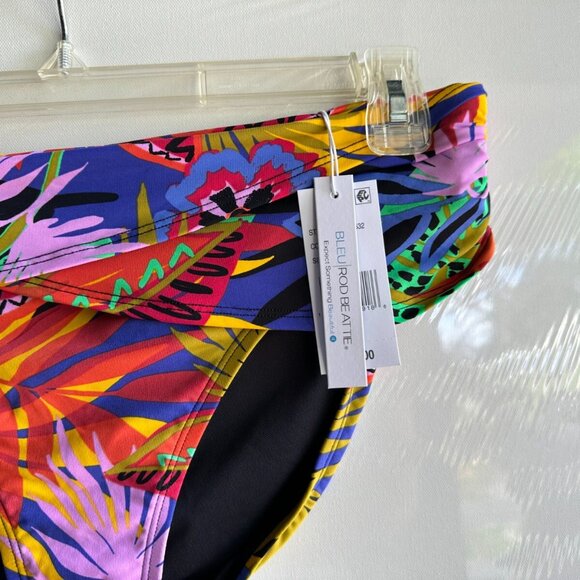 NWT $142 BLEU BY ROD BEATTIE WOMEN'S SWIMSUIT 12 2 PC BIKINI UNDERWIRE - Picture 7 of 10